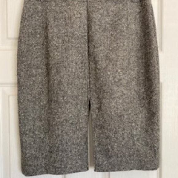 Express Tweed Double Slit knee length pencil Skirt - Picture 4 of 4
